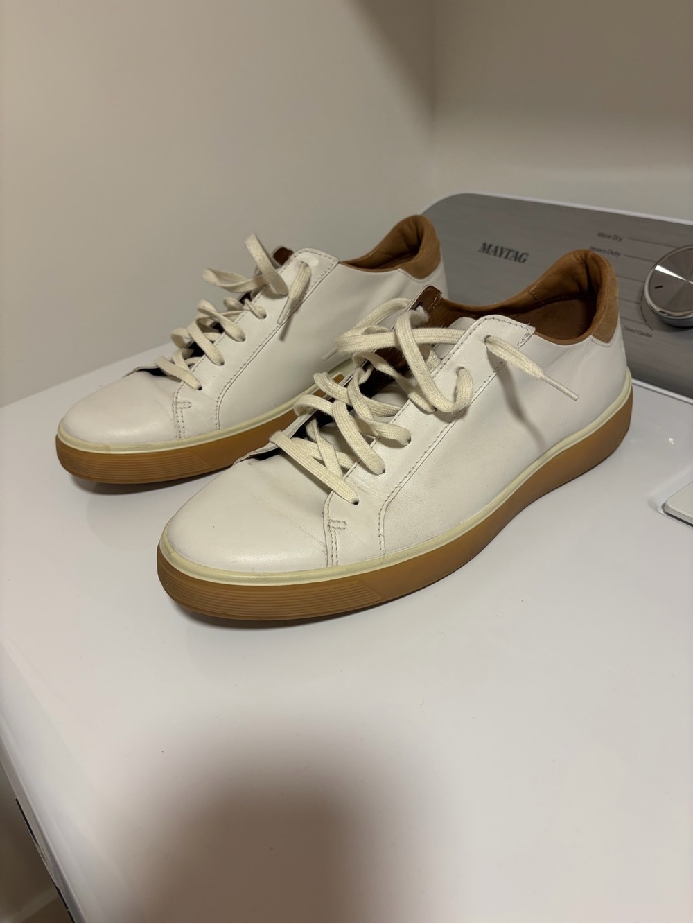 Ecco street tray men’s leather shoes size 12 - 12,5 us
